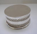 English Silver Plate British Airway Wine Cannister