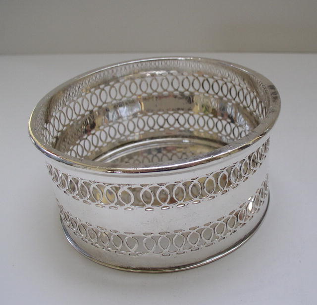 English Silver Plate British Airway Wine Cannister