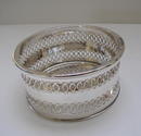 English Silver Plate British Airway Wine Cannister