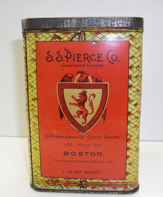 S.S. Pierce Company Choice Ceylon Tea Tin
