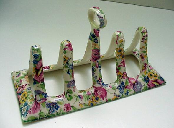 Myott Summer Flower Chintz Toastrack