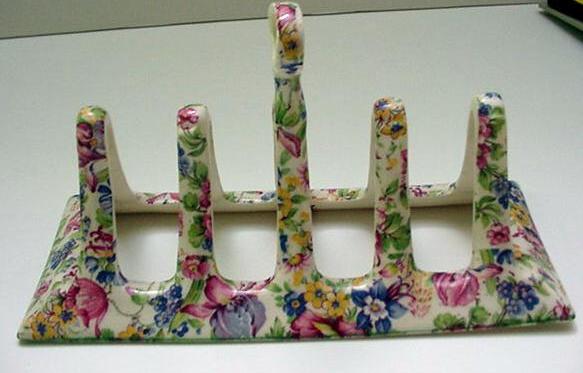 Myott Summer Flower Chintz Toastrack