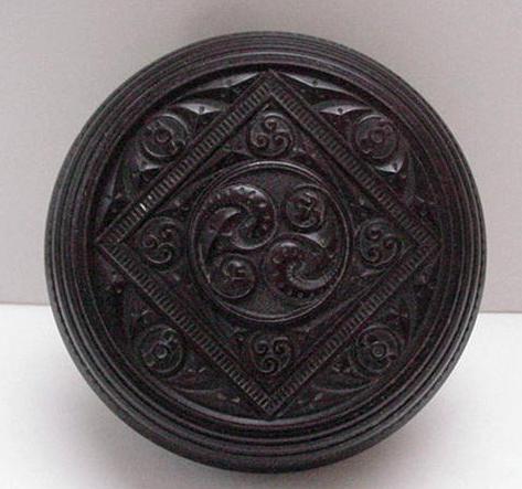 Bakelite Vintage English Design Powder Box
