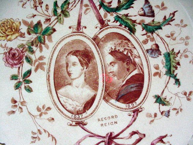 Commemorative Plate:Victoria:Record of her