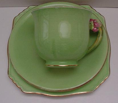 Royal Winton Pastel Apple Green Honey Lily Trio