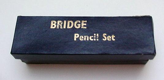 Bakelite Vintage English Bridge Pencil Set