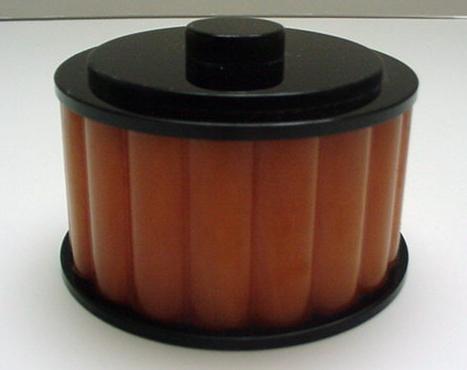 Bakelite Deco Orange and Black English Box