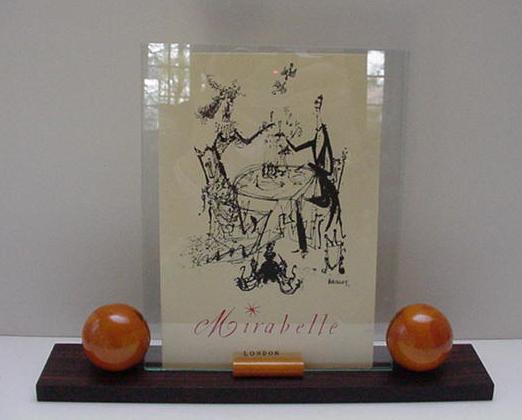 Bakelite: Fabulous Bakelite and Wood Deco Frame