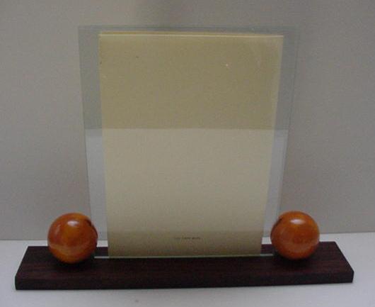 Bakelite: Fabulous Bakelite and Wood Deco Frame