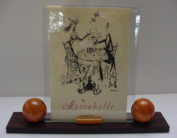 Bakelite: Fabulous Bakelite and Wood Deco Frame