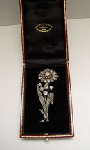 Victorian Diamond Trembler Brooch