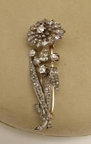 Victorian Diamond Trembler Brooch