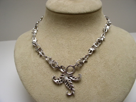 English 1920's marcasite necklace