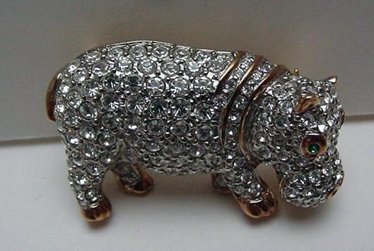 Costume: Butler and Wilson Hippopotamus Brooch