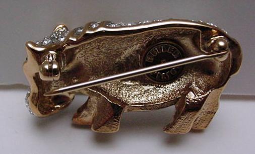 Costume: Butler and Wilson Hippopotamus Brooch