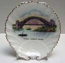 Shelley Oyster Shell Plate: Sydney Harbor