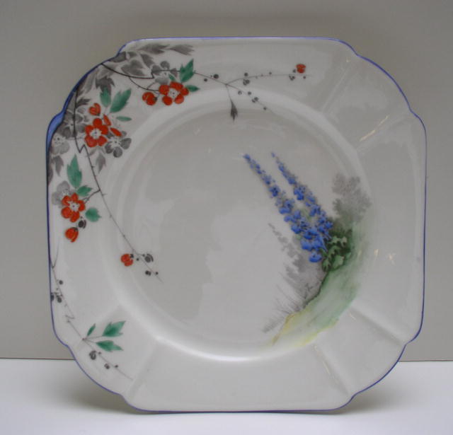 Shelley China Queen Anne Country Bluebell Trio