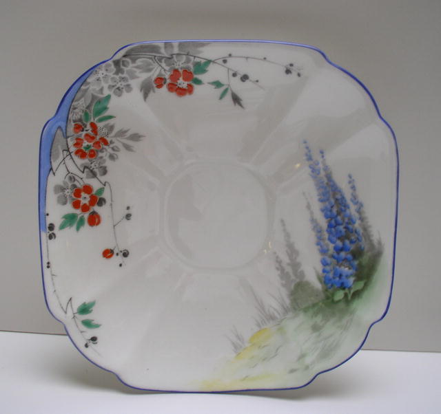Shelley China Queen Anne Country Bluebell Trio