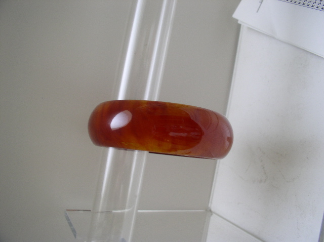 Bakelite Vintage Tortoiseshell Colored Bangle