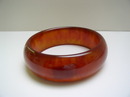 Bakelite Vintage Tortoiseshell Colored Bangle