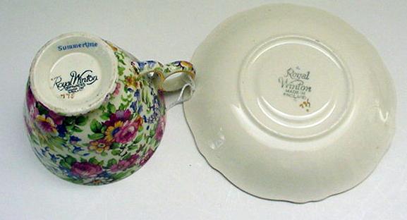 Royal Winton Chintz Summertime Cup/Saucer