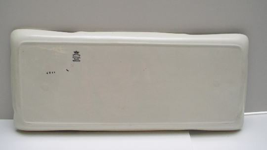 Crown Ducal Blue Chintz Tray with Candlesticks