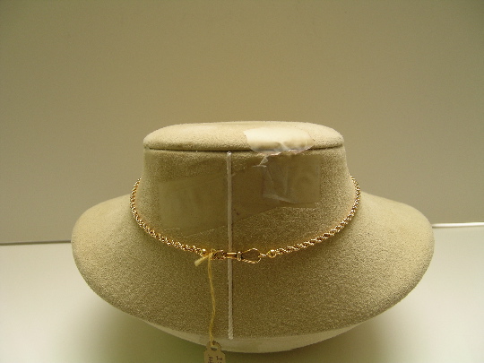 Victorian 18 Ct. Gold slide necklace