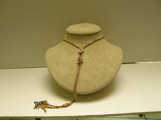 Victorian 18 Ct. Gold slide necklace