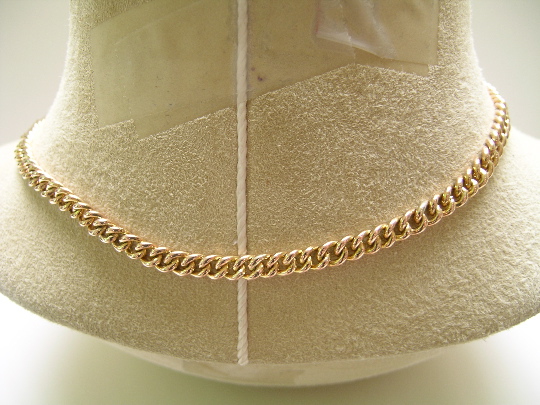 Victorian 18 kt. gold link Prince Albert chain