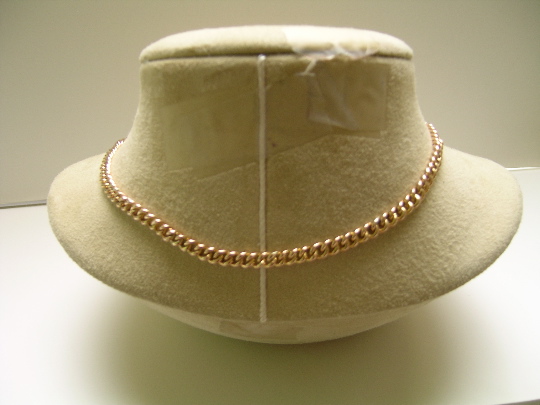 Victorian 18 kt. gold link Prince Albert chain