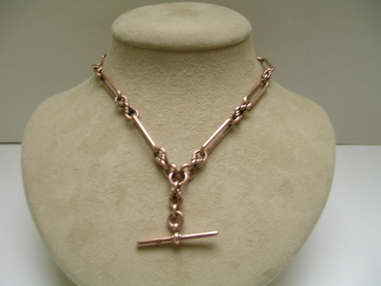 Victorian 9ct Rose Gold Double Prince Albert
