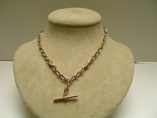 Victorian 9ct Victorian Double Prince Albert
