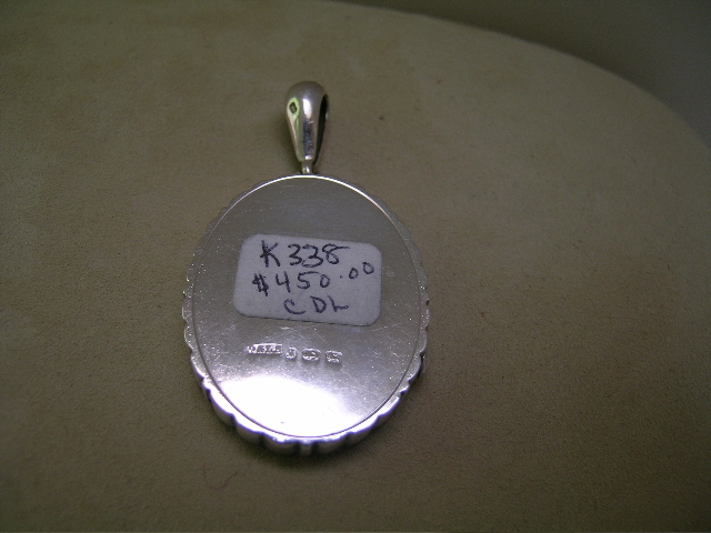 English Victorian Sterling Silver Locket
