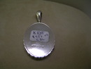 English Victorian Sterling Silver Locket