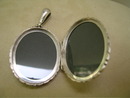 English Victorian Sterling Silver Locket