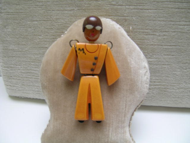 Bakelite Rare Vintage Pilot Brooch