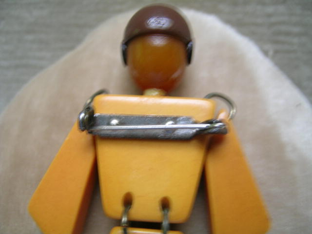 Bakelite Rare Vintage Pilot Brooch