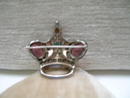 Vintage Trifari Sterling Crown Brooch