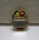 Rare Vintage Coro Jelly Belly Pin with Fruit