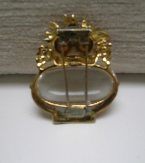 Rare Vintage Coro Jelly Belly Pin with Fruit