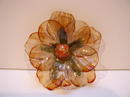 Lucite Flower Brooch