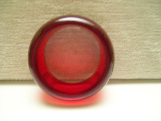 Big and bold and Bright Red Bakelite Bangle