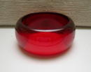 Big and bold and Bright Red Bakelite Bangle
