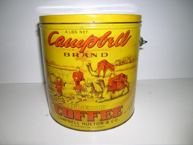 Vintage Campbell Brand Coffee tin