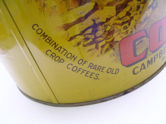 Vintage Campbell Brand Coffee tin