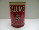 Large Calulmet Double Acting Baking Powder Tin