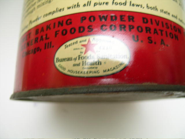 Large Calulmet Double Acting Baking Powder Tin