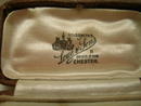 English 9 Ct. Golf Club Brooch with Pearl