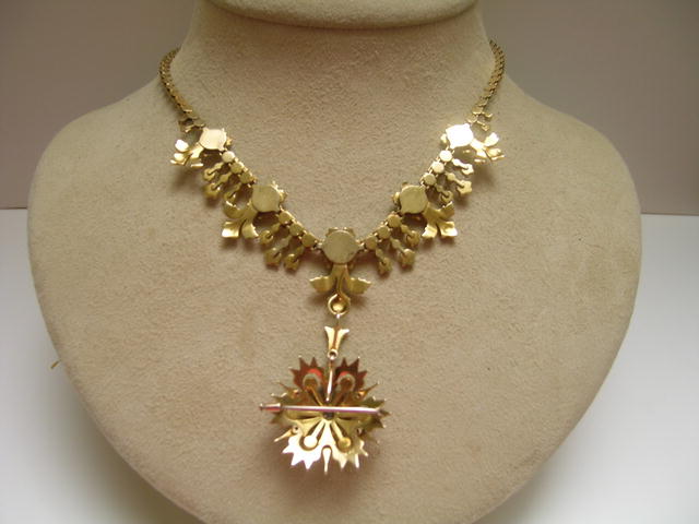 Victorian Pearl Necklace Suite