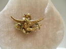French Antique 18 Ct. Griffin Brooch